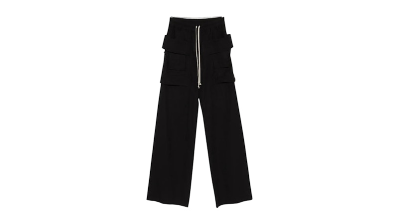 Rick Owens Drkshdw Creatch Wide Cargo Pantaloni Black Men's - SS26