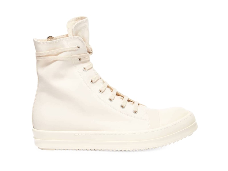 Rick Owens Drkshdw Fogachine Hi Natural Milk Men's - DU01B7800 MU