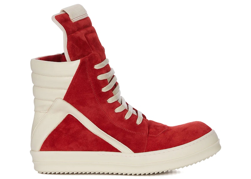 Rick Owens Geobasket High Carnelian Milk Men's - RR01F2894-LVSLCO