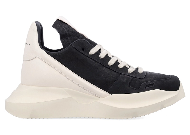 靴 rickowens geth runner milkmilk Rick Owens Geth Runner Black Milk メンズ - RU02E1814 LWNCO7