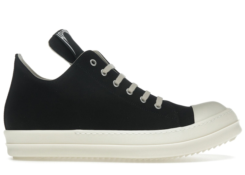 Pre-owned Rick Owens Men's  Hollywood Drkshdw Low Sneakers In Black/milk