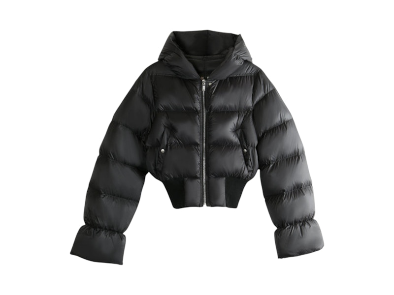 Pre-owned Rick Owens Women's  Hooded Jacket In Black