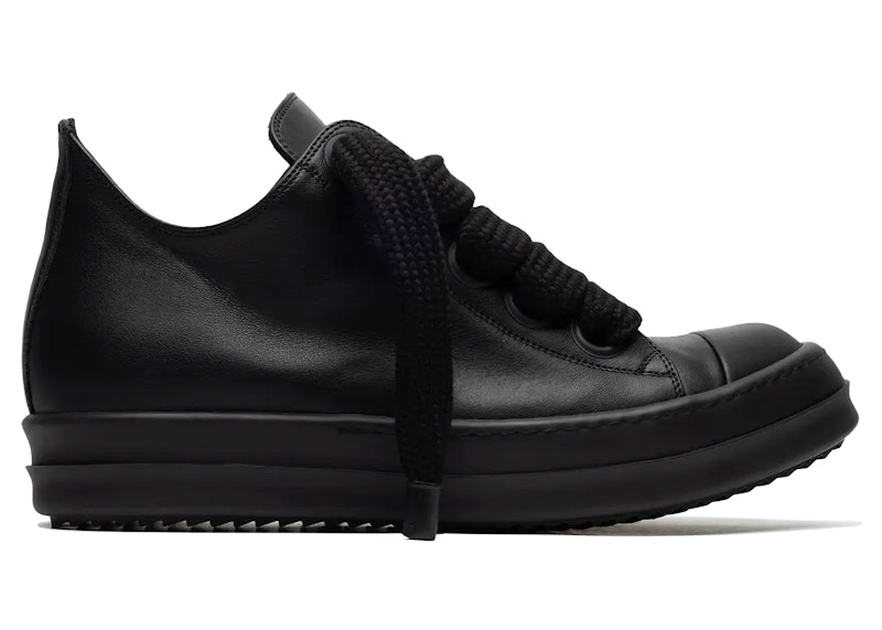 Pre-owned Rick Owens Jumbo Laced Low All (women's) Sneakers In Black