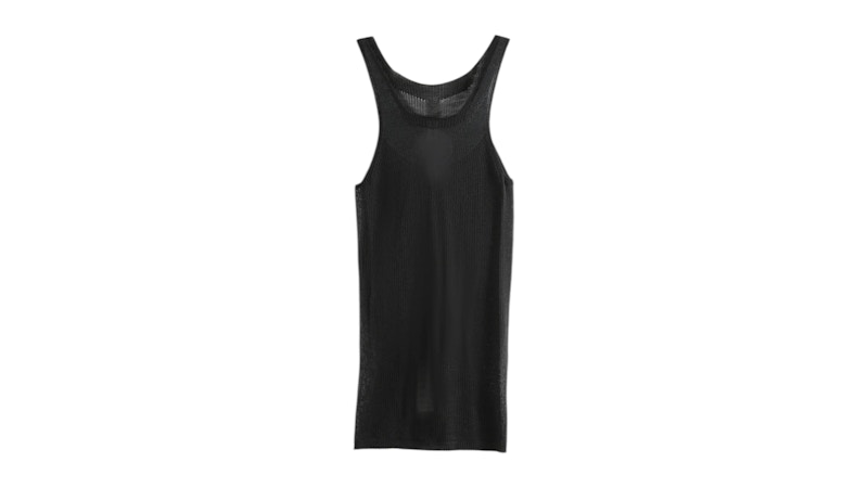 Rick Owens Knit Tank Black Men's - SS26 - US
