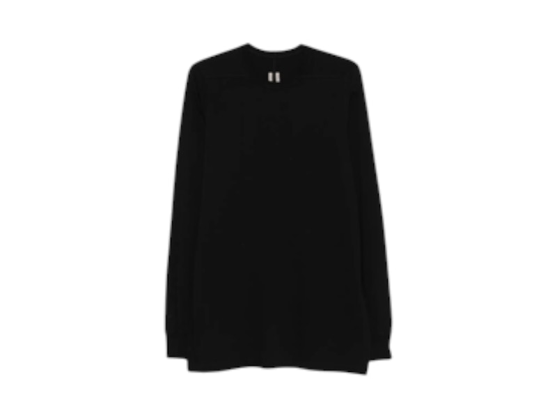 Pre-owned Rick Owens Men's Level Long Sleeve T-shirt In Black