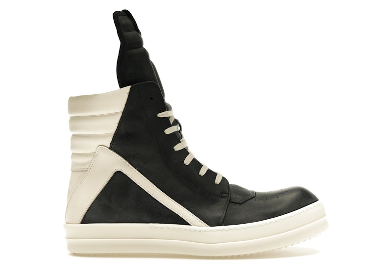 Rick Owens Lido Geobasket Black Milk