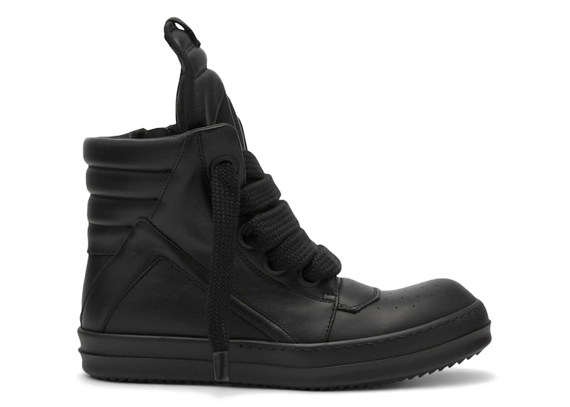 Rick Owens Lido Jumbo Laced Geobasket High Black Men's - RR01D3898