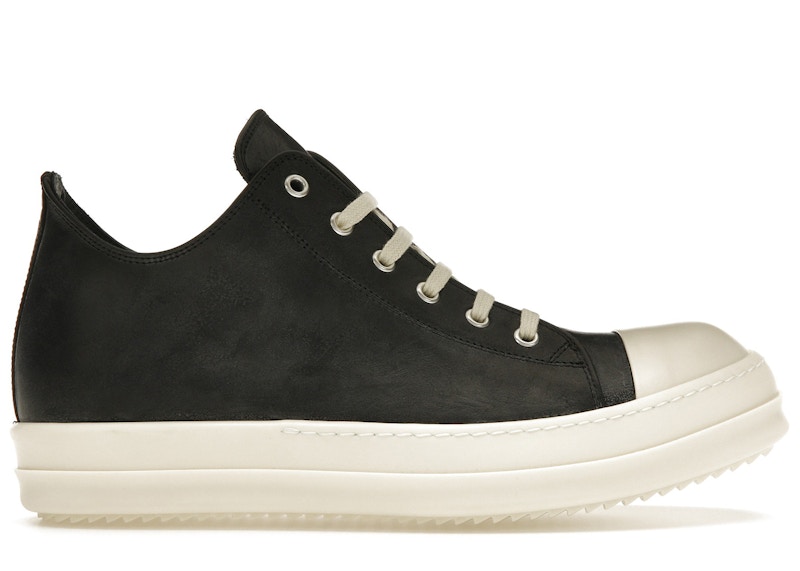 Rick Owens Lido Low Sneaks Black Milk 男士- RU01D3891-LOO