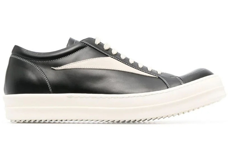 Pre-owned Rick Owens Luxor Vintage Low (women's) Sneakers In Black/milk