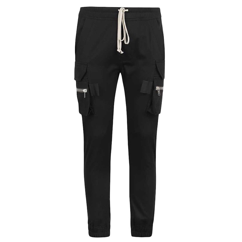 Rick Owens Mastodon Cargo Trousers Black