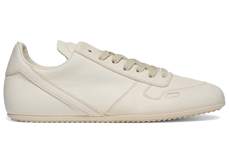 Rick Owens Minimal Sneaks Milk Leather メンズ - RU01F2889-LBHX