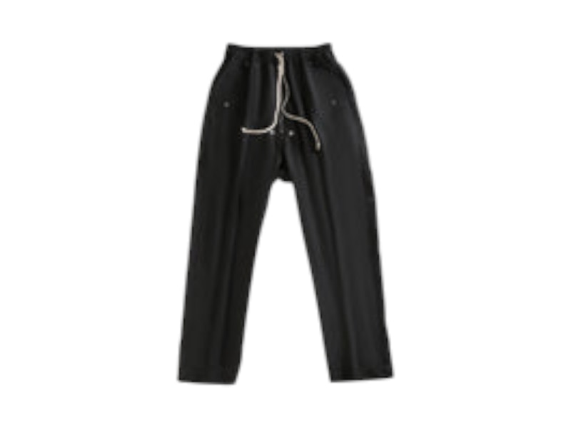 Pre-owned Rick Owens Men's Pantaloni Bela Pants In Black