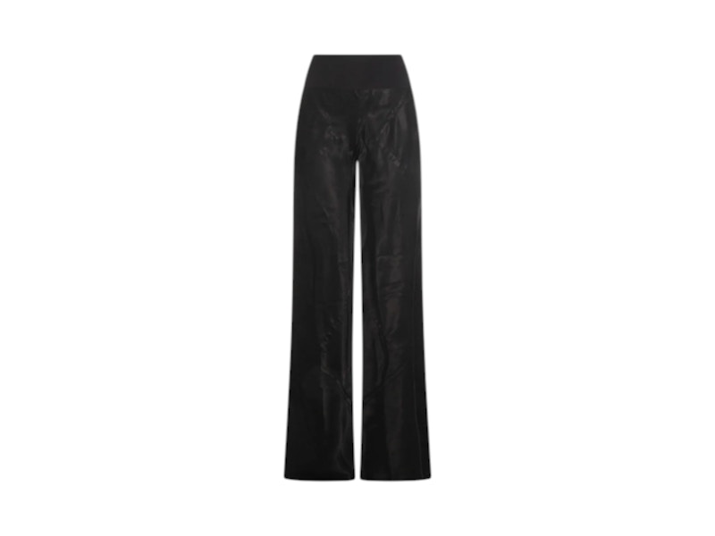 Pre-owned Rick Owens Women's  Pantaloni Bias Pant In Black