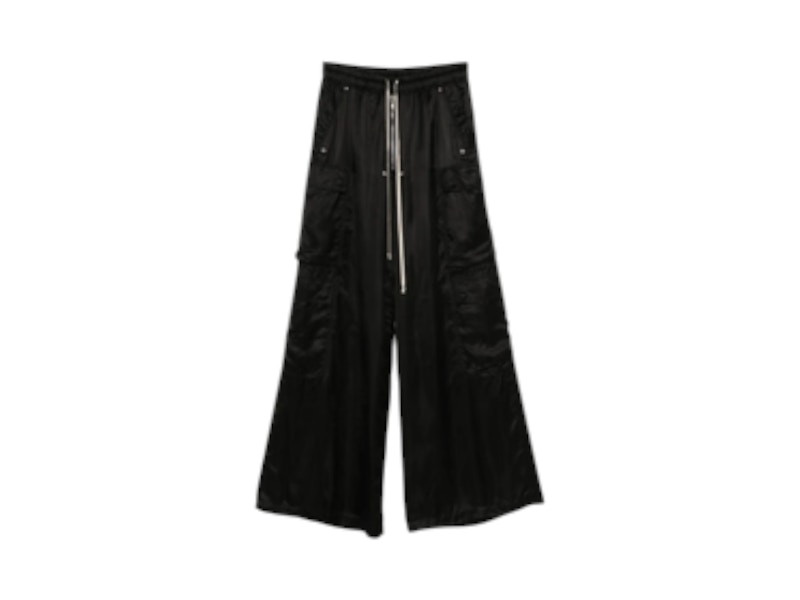 Pre-owned Rick Owens Men's  Pantaloni Cargobelas Pant In Black