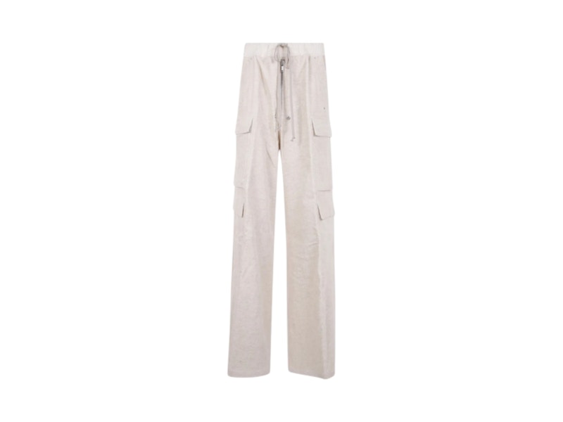 Pre-owned Rick Owens Men's  Pantaloni Cargobelas Pant In Natural In Brown