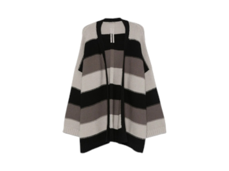 Pre-owned Rick Owens Men's  Pitti Cardigan In Black/pearl/dust