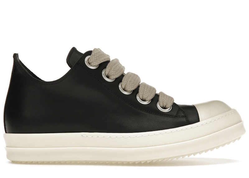 Rick Owens Porterville Jumbolaced Low Black Men's - RU02D6893LCOW2-9811 - US