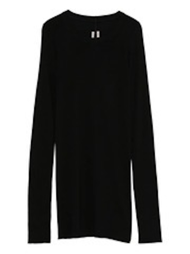 Rick Owens Rib LS T-shirt Black