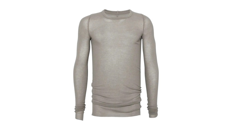 Rick Owens Rib LS Tee Steel