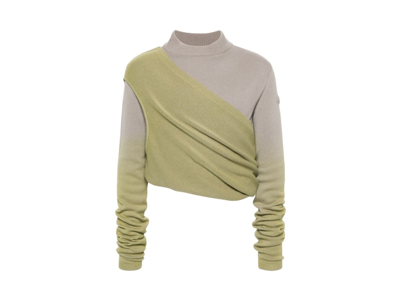 Pre-owned Rick Owens Women's X Moncler Subhuman Sweater In Degra