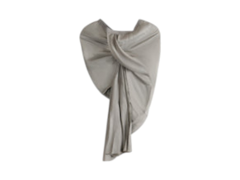 Pre-owned Rick Owens Women's  Seb Skirt In Pearl In White