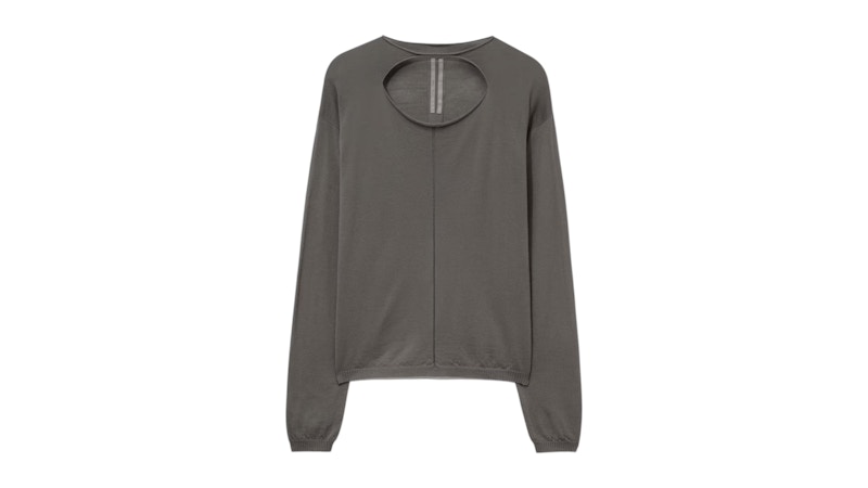 Rick Owens Slashed Pull Sweater Dust