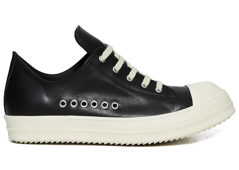 Rick Owens Temple Extreme Low Sneaks Black Milk Men's - RU01F2895-LCO ...