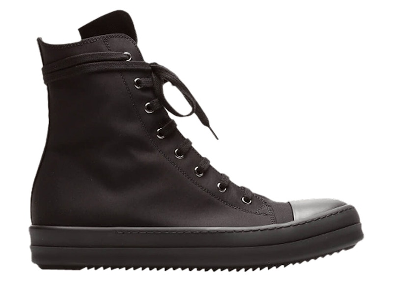 Rick Owens Twill High Black Men's - DU20F1800 CNP 99 - US