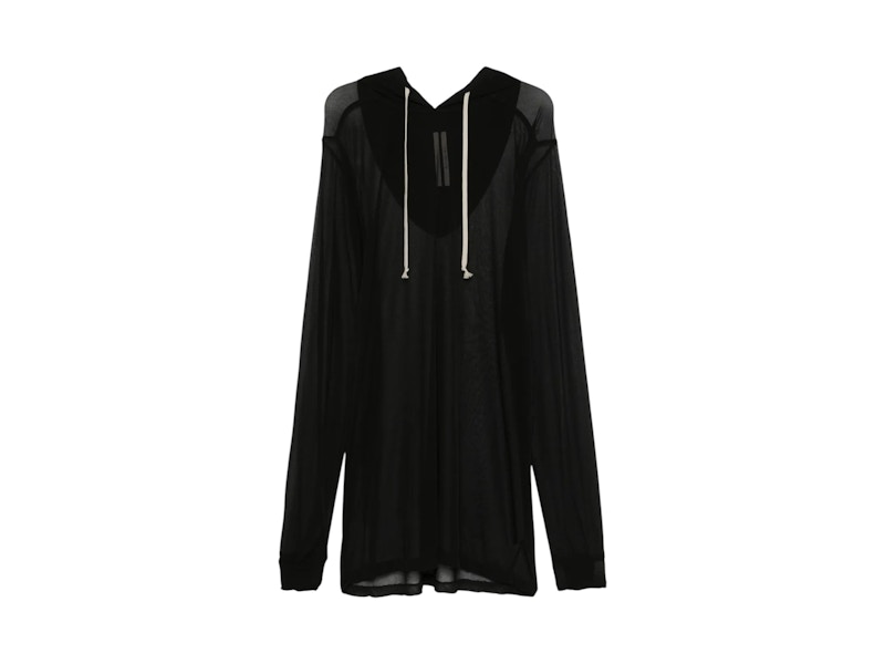 Pre-owned Rick Owens Men's  Viscose Hoodie In Black