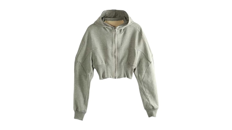 Rick Owens Women's Drkshdw Felpa Collage Gimp Hoodie Greyelange
