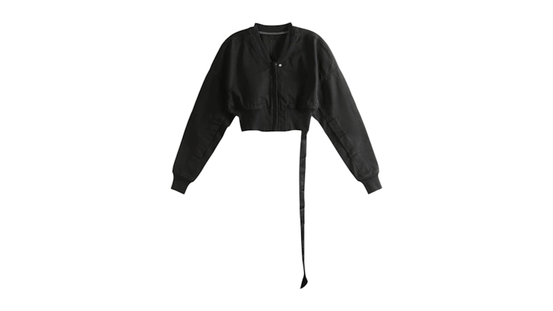 Chaqueta de vuelo Rick Owens Drkshdw para mujer, color negro