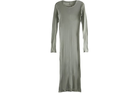 Rick Owens Women's Rib L/S Dress Green - SS26 - US Rick Owens Women's Rib L/S Dress Green - SS26 - US
