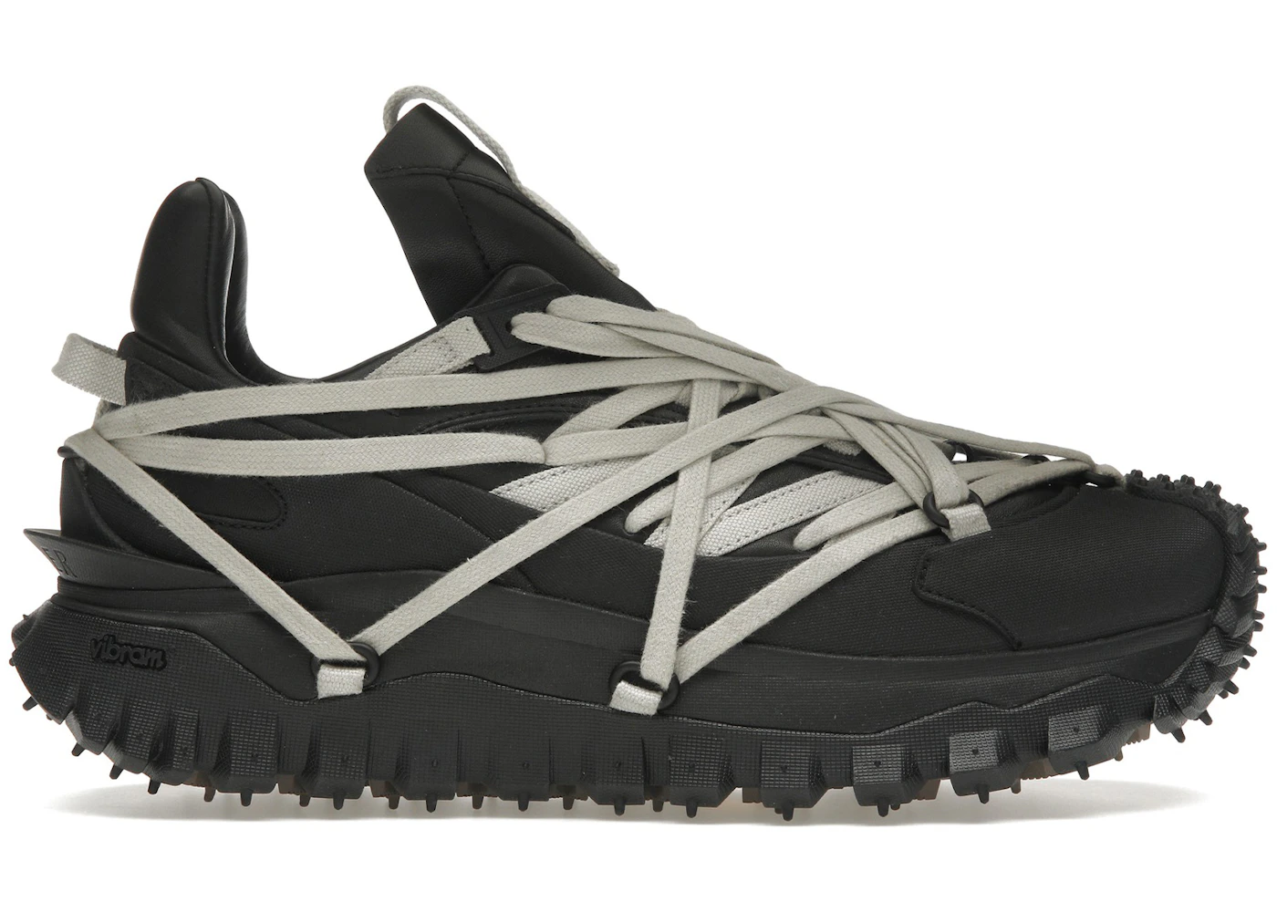 Rick Owens x Moncler Trailgrip Megalace Nero Uomo MU02D4M10M4321