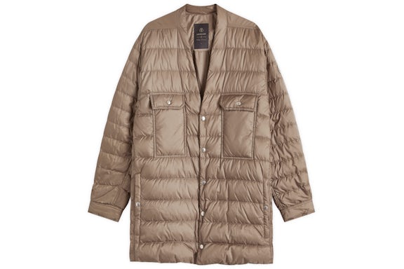 Rick Owens x Moncler Outershirt tissé Poussière