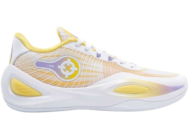 Pre-owned Rigorer Ar1 Kicks Crew 17 Rings Sneakers In Yellow/white/purple