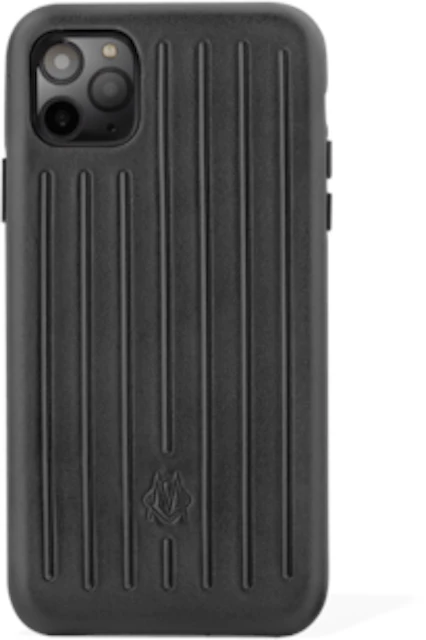 Rimowa Leather Black Case For Iphone 11 Pro Max In Polycarbonate