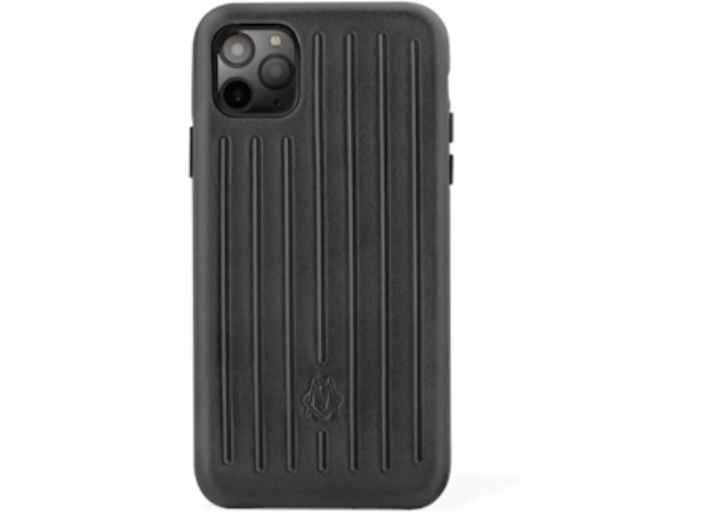 Rimowa Leather Black Case For Iphone 11 Pro Max In Polycarbonate Rimowa Leather Black Case For Iphone 11 Pro Max In Polycarbonate