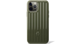 Rimowa Polycarbonate Cactus Green Groove Case for iPhone 12 & 12 Pro