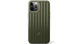 Rimowa Polycarbonate Cactus Green Groove Case for iPhone 12 Pro Max