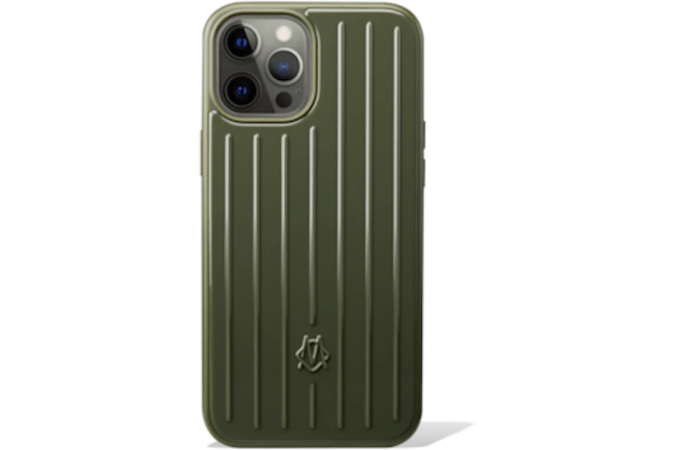 Rimowa Polycarbonate Cactus Green Groove Case for iPhone 12 Pro Max