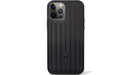 Rimowa Polycarbonate Matte Black Groove Case for iPhone 12 & 12 Pro