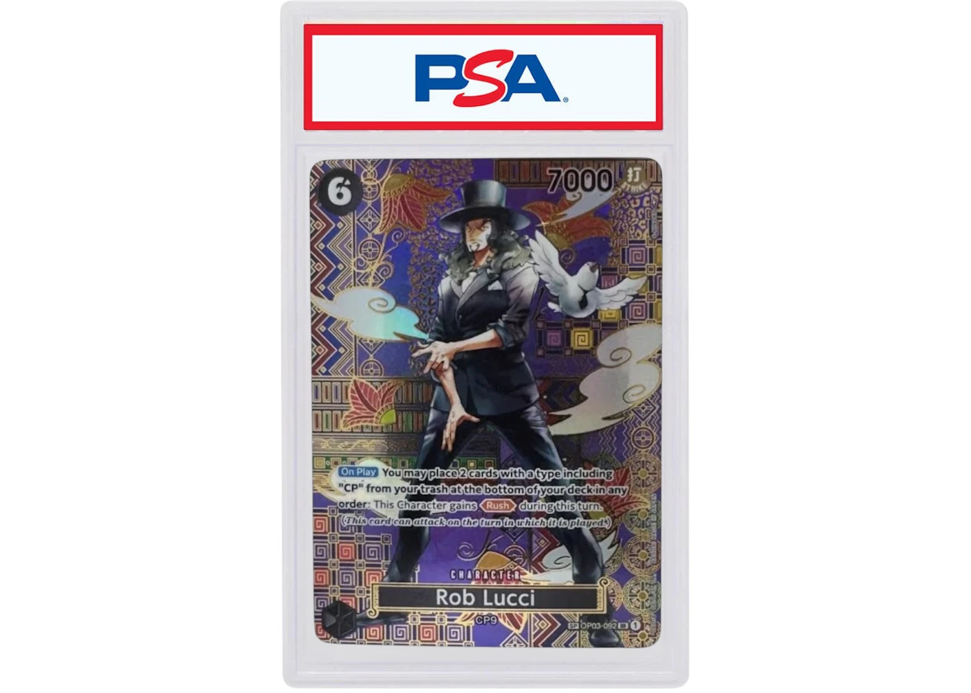 Rob Lucci 2023 Bandai One Piece Card Game Pillars of Strength Alt Art OP03-092 (PSA or BGS Graded) - 2023 - US Rob Lucci 2023 Bandai One Piece Card Game Pillars of Strength Alt Art OP03-092 (PSA or BGS Graded) - 2023 - US