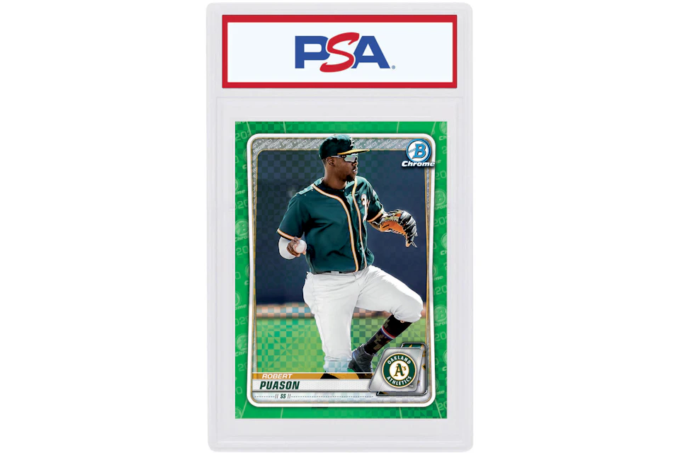 Robert Puason 2020 Bowman Chrome X Green X-Fractor /31 #BCP-173