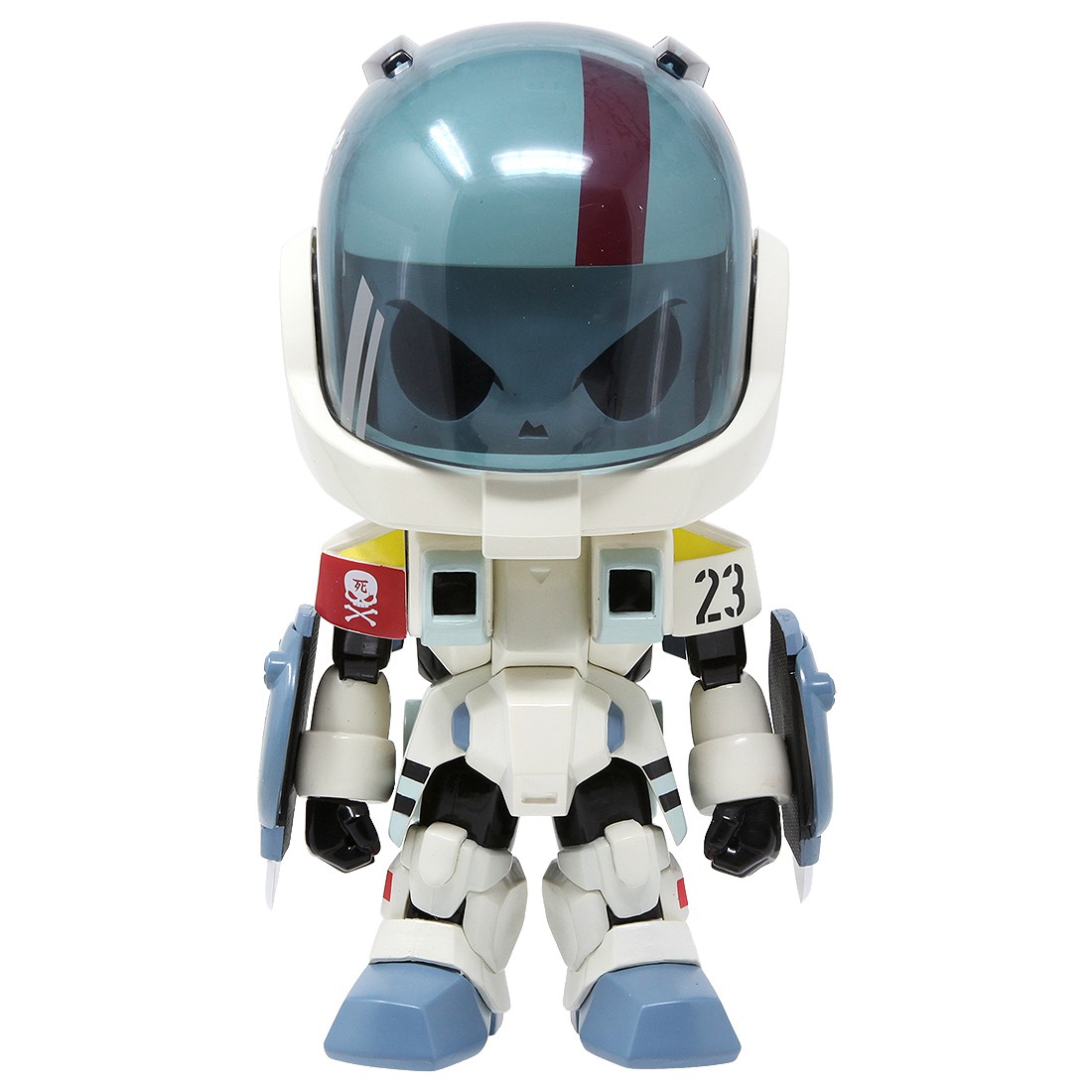 X Huck Gee BAIT x Robotech-FOKKER Figura Bianco 