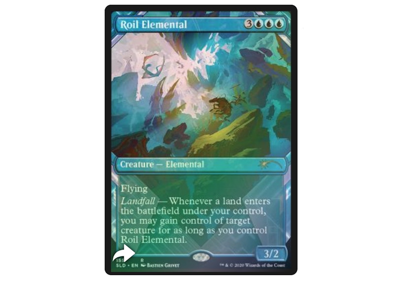 Roil Elemental (Foil) Magic: The Gathering TCG Secret Lair Drop