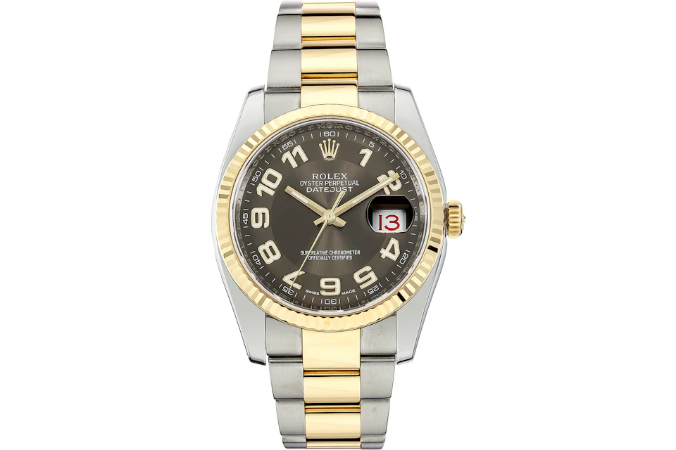 Rolex DateJust 116233 36mm in Steel/Yellow Gold - US