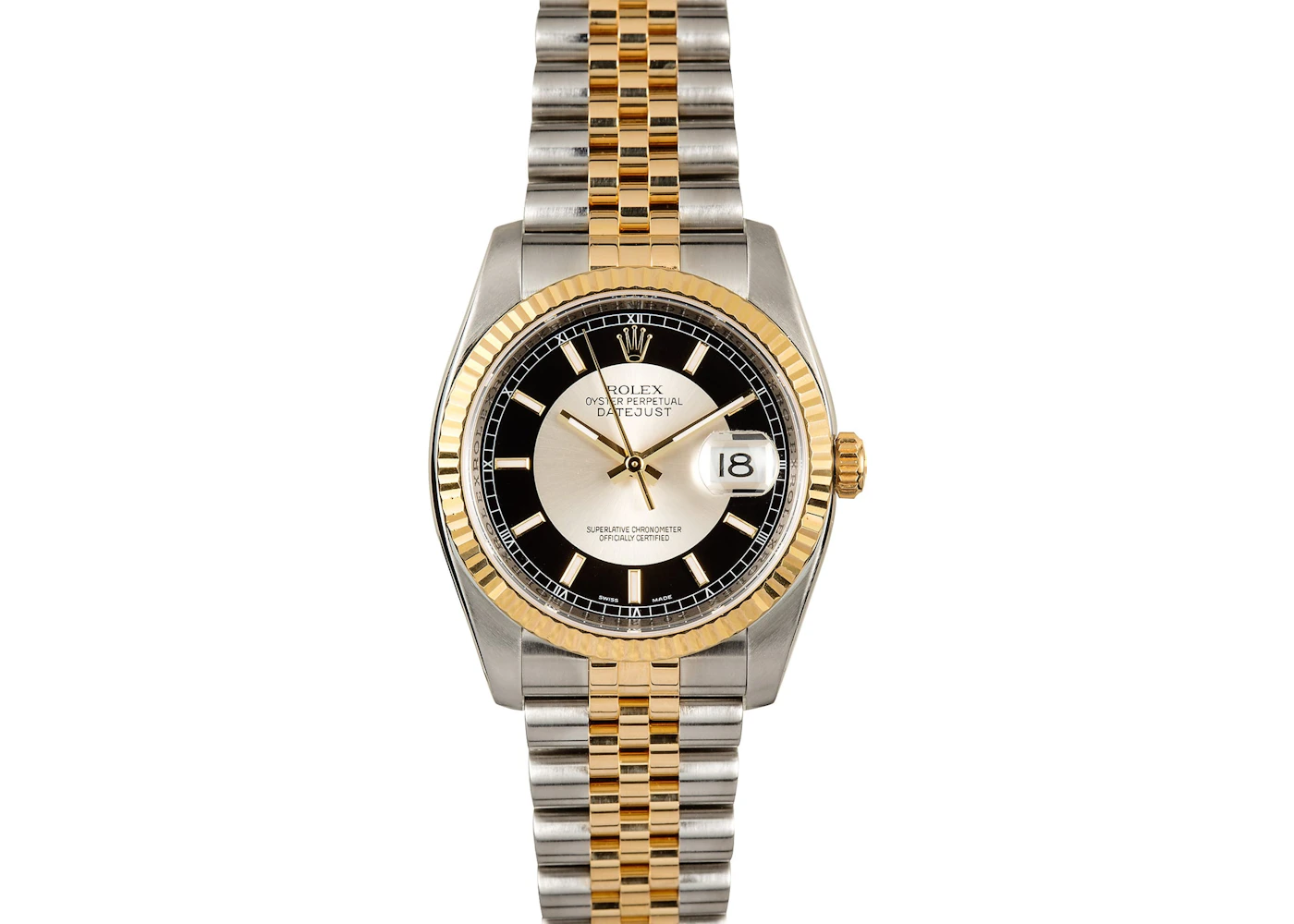 Rolex DateJust 116233 - 36mm in Steel/Yellow Gold