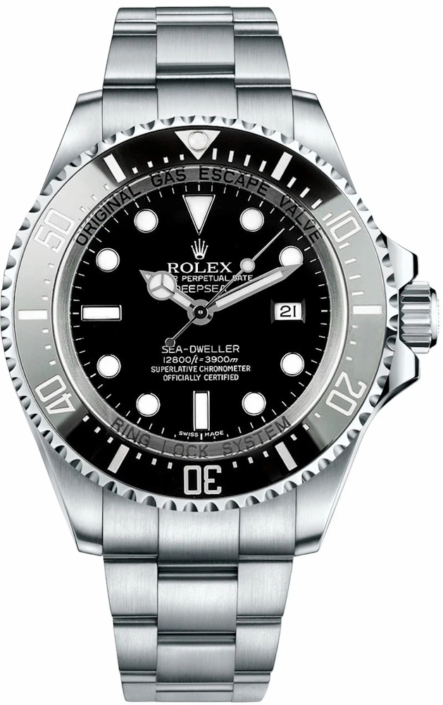 silhuet sagging Frigøre Rolex Deepsea Sea-Dweller 116660 - 44mm in Stainless Steel - US