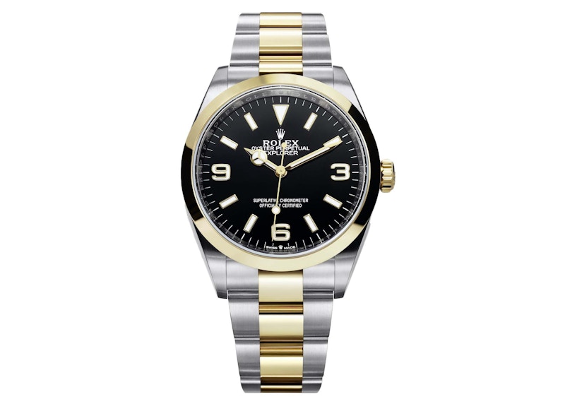 Rolex Explorer 124273 36mm in Yellow Gold Steel US