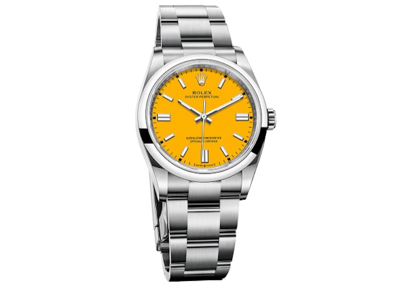 Rolex best sale oyster yellow